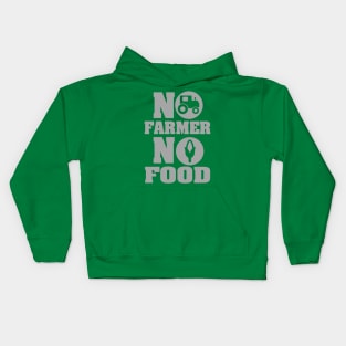 No Farmer No Food Kids Hoodie